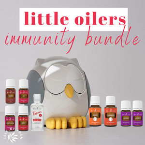 Immunity Bundle & Feather The Owl Diffuser ( Cool Mist Humidifier | White Noise Machine | Night Light)